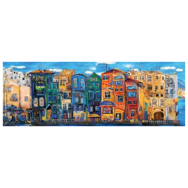 Puzzle Art Puzzle Colorful Town 15+/ Количество деталей: 1000 photo 2