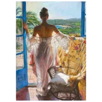 Puzzle Art Puzzle Waiting 15+/ Numărul de piese: 1000 photo 2