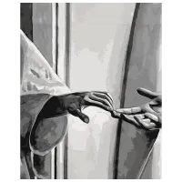 Картина по номерам BrushMe Язык тела 8 BS53854FC 50 x 40 см / Вертикальная