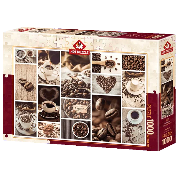 Puzzle Art Puzzle Coffee Beans 15+/ Numărul de piese: 1000 photo 1