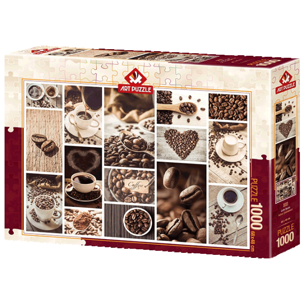Puzzle Art Puzzle Coffee Beans 15+/ Numărul de piese: 1000 photo 1