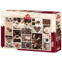 Puzzle Art Puzzle Coffee Beans 15+/ Numărul de piese: 1000