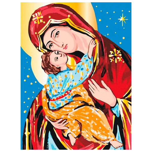 Pictură pe numere BrushMe Iubire binecuvântată BS53969FC 50 x 40 cm / Verticală photo 1