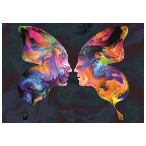 Puzzle Art Puzzle Butterfly love 15+/ Количество деталей: 1000 photo 1