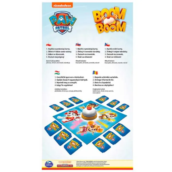 Joc de masă Trefl Boom Boom Paw Patrol 6+/ Dezvoltare photo 2