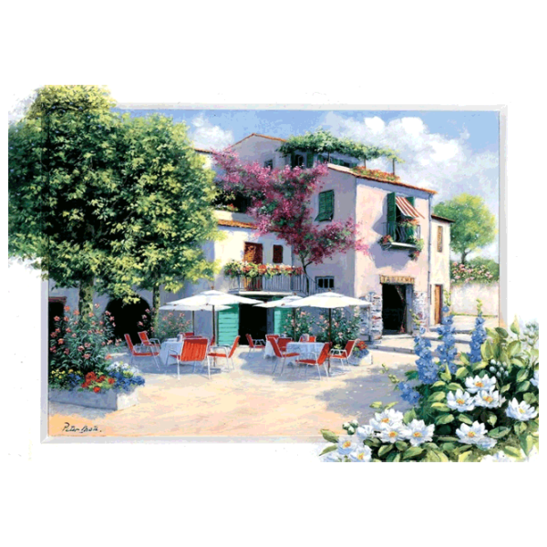 Puzzle Art Puzzle Cafe Villa 8+/ Numărul de piese: 500 photo 1