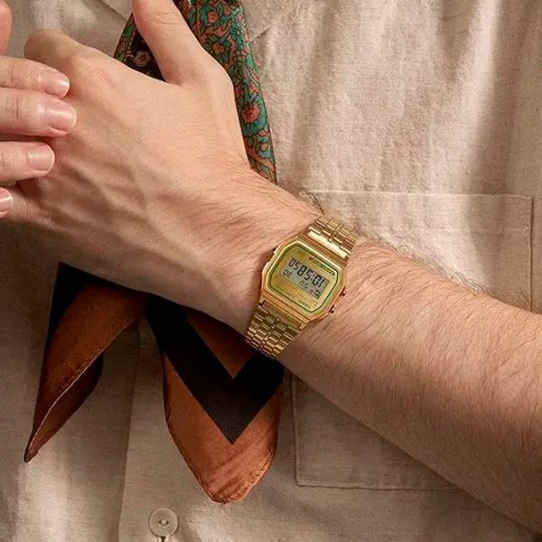 Наручные часы унисекс Casio A158WEGV-9AEF Кварцевый / 37 x 33 мм photo 2