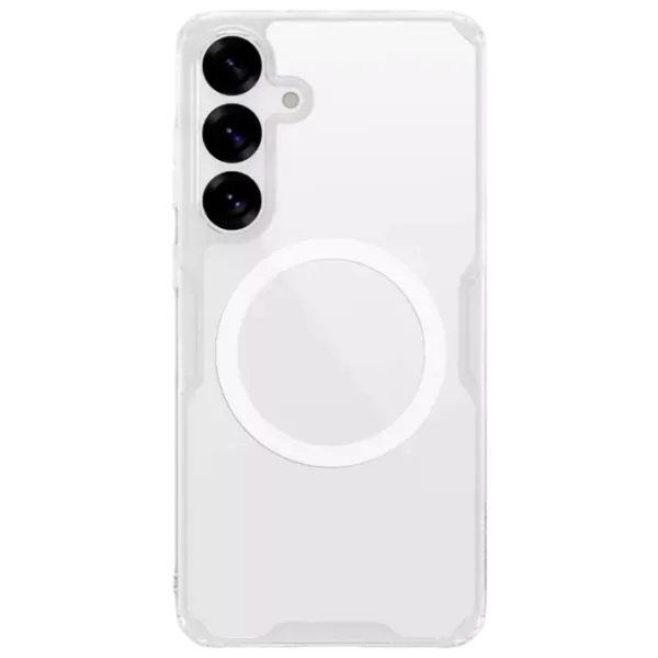 Husă pentru smartphone Samsung Galaxy S25 Plus 5G Nillkin / MagSafe Back / PC / Transparent White photo 1