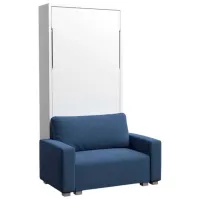 Canapea Flat City (281551) Stofă / White