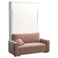 Canapea Flat City (281551) Stofă / White