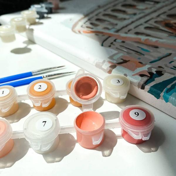 Pictură pe numere BrushMe Portretul Aedelei Bloch-Bauer, I. Gustav Klimt BS6236FC 50 x 40 cm / Verticală photo 6