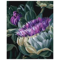 Картина по номерам BrushMe Странные цветы, Yana Biluhina BS54059FC 50 x 40 см / Вертикальная