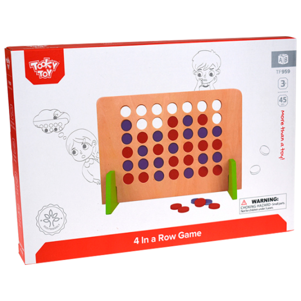 Настольная игра Tooky Toy 4 in a Row Game 3+/ Развитие photo 1