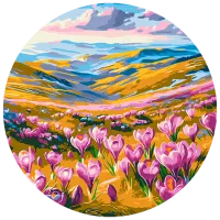 Картина по номерам BrushMe Пробуждение весны RC00084FC 40 x 40 см / Вертикальная