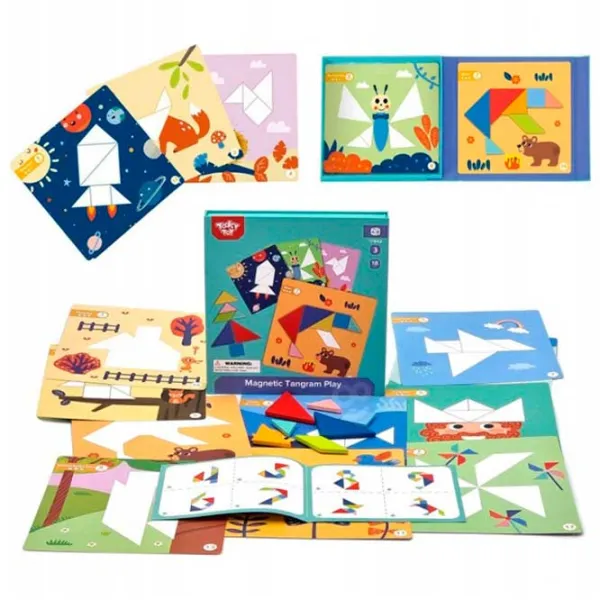 Настольная игра Tooky Toy Tangram 3+/ Развитие photo 3