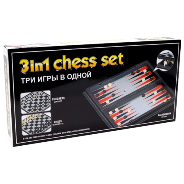 Настольная игра New World 3 in 1 Chess Set 7+/ Развитие photo 1
