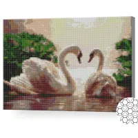 Мозайка Art Galery Premium Cuplu de lebede / photo 2