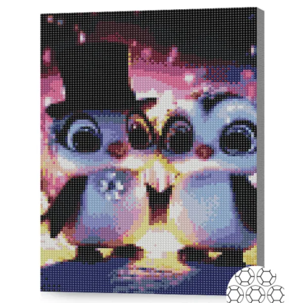 Mozaic Art Galery Premium Cuplu de pinguini   /  photo 2 Mozaic Art Galery Premium Cuplu de pinguini   /  photo 2