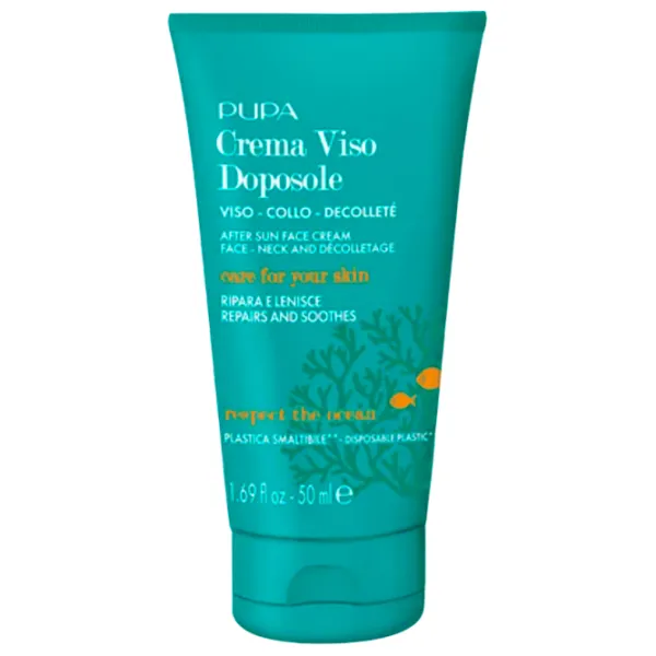 Cremă de protecție solară Pupa After Sun Face Cream Teal / 0.05l photo 1 Cremă de protecție solară Pupa After Sun Face Cream Teal / 0.05l photo 1