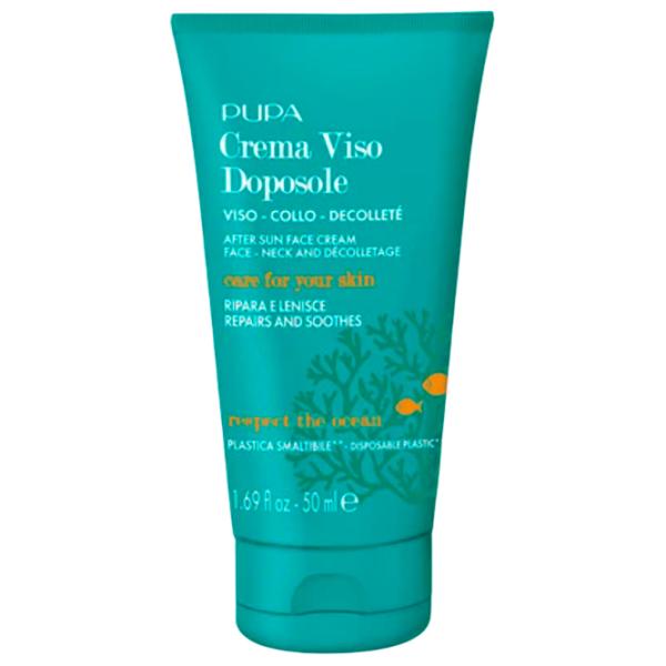 Cremă de protecție solară Pupa After Sun Face Cream Teal / 0.05l photo 1 Cremă de protecție solară Pupa After Sun Face Cream Teal / 0.05l photo 1