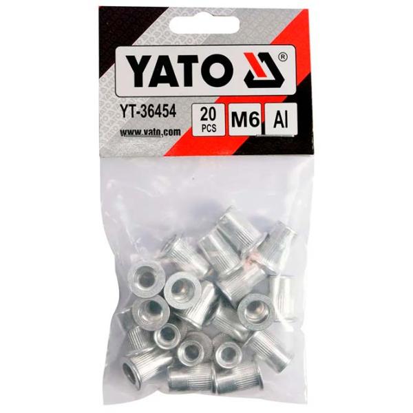 Nituri Yato M6 Aluminiu / 20 photo 1 Nituri Yato M6 Aluminiu / 20 photo 1