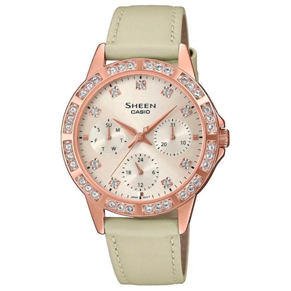 Наручные часы для женщин Casio SHE-3517PGL-9AUEF Кварцевый / 35 мм photo 1