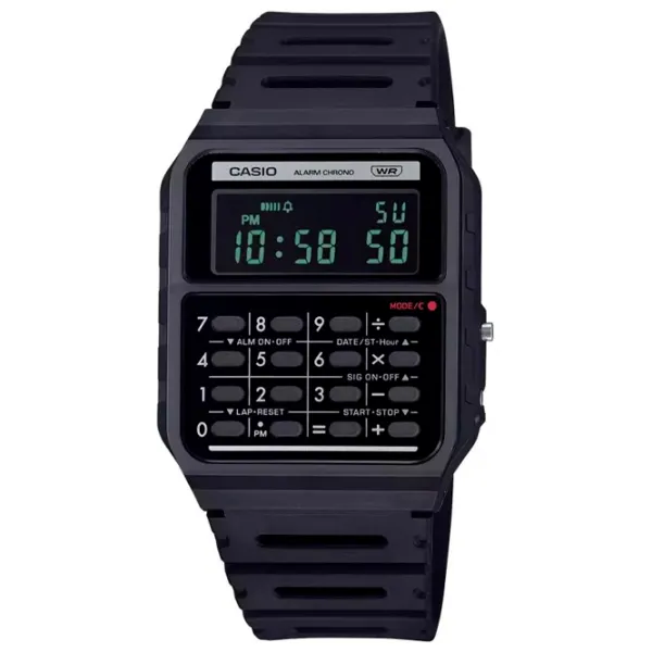 Ceas de mână unisex Casio CA-53WB-1BEF Cuarț / 43 x 34 mm photo 1