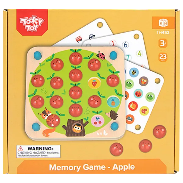 Настольная игра Tooky Toy Memory Apple 3+/ Развитие photo 1
