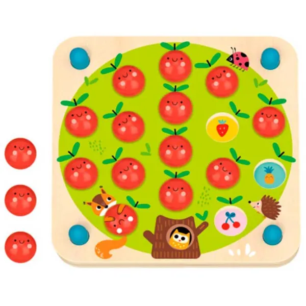 Настольная игра Tooky Toy Memory Apple 3+/ Развитие photo 2
