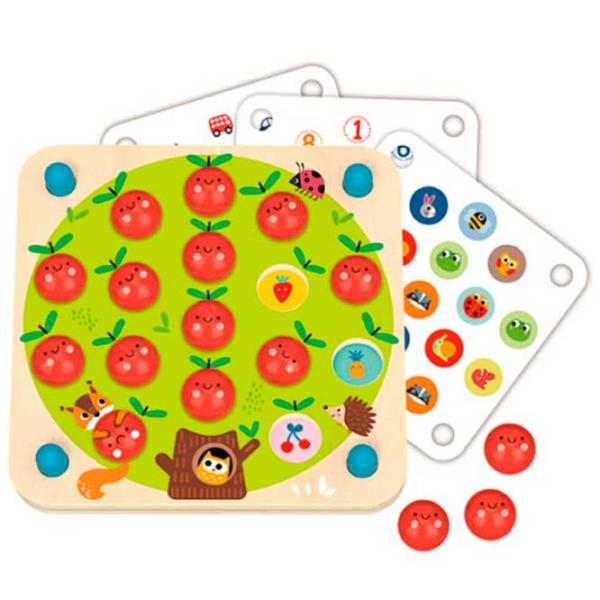 Настольная игра Tooky Toy Memory Apple 3+/ Развитие photo 3