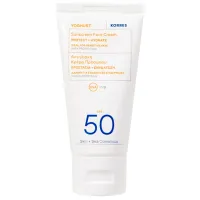 Солнцезащитный крем KORRES Yoghurt Sunscreen Face Cream Белый / 0.05л