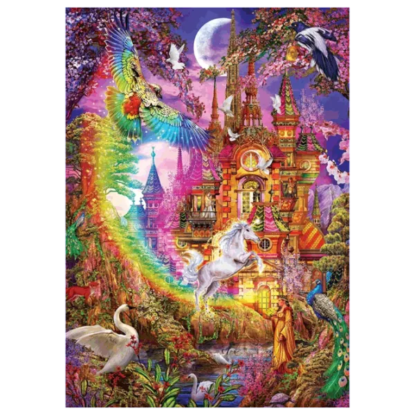 Puzzle Art Puzzle Rainbow Castle 8+/ Numărul de piese: 500 photo 2