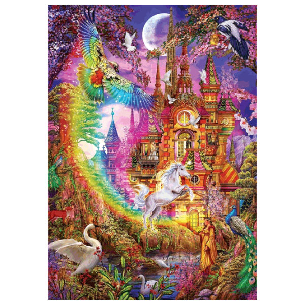 Puzzle Art Puzzle Rainbow Castle 8+/ Numărul de piese: 500 photo 2