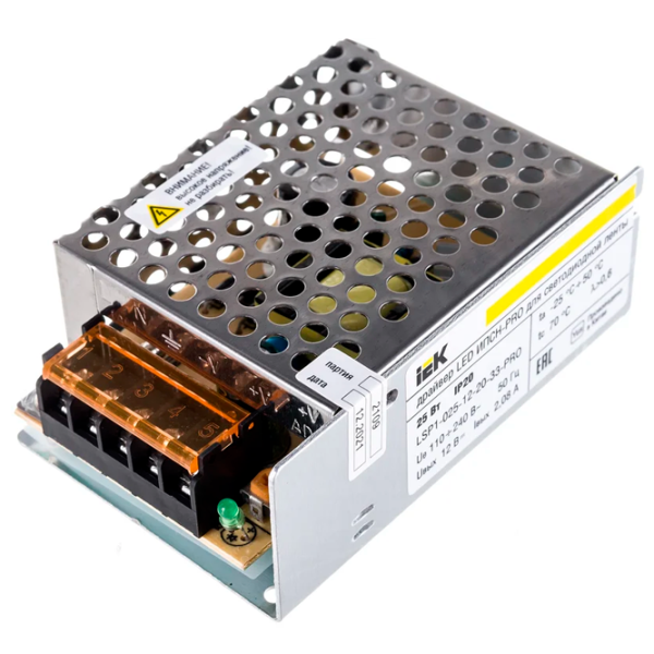 Драйвер IEK IPSN-PRO LED Серебряный / 25 Вт photo 2 Драйвер IEK IPSN-PRO LED Серебряный / 25 Вт photo 2