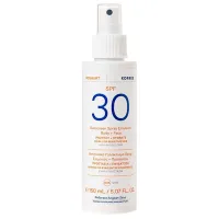 Солнцезащитный спрей KORRES Yoghurt Sunscreen Spray Emulsion Face & Body Белый / 0.15л