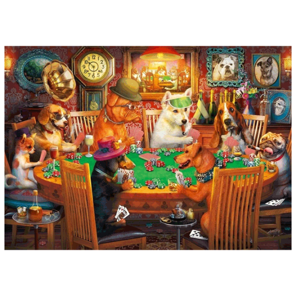 Puzzle Art Puzzle Gambling Dogs 8+/ Количество деталей: 500 photo 2