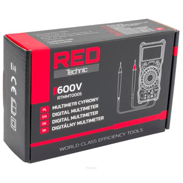 Multimetru Red Technic RTMMT0005 Digital / 20 MOm photo 9