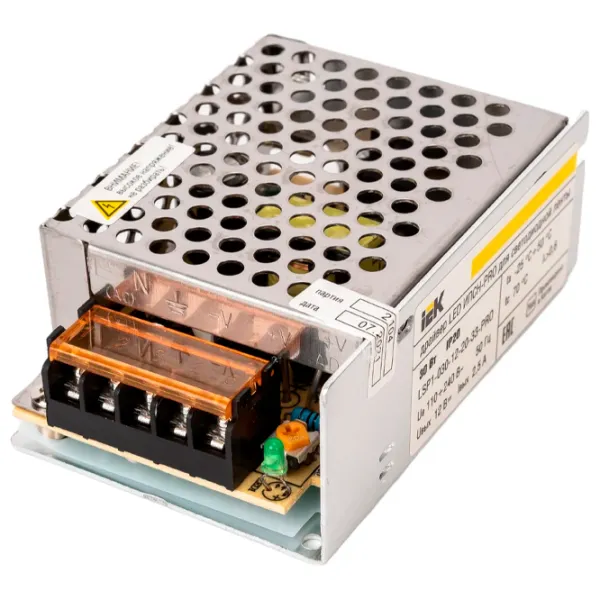 Драйвер IEK IPSN-PRO LED Серебряный / 30 Вт photo 2 Драйвер IEK IPSN-PRO LED Серебряный / 30 Вт photo 2