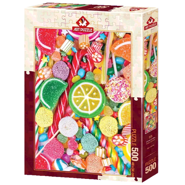 Puzzle Art Puzzle Colored Candies 8+/ Numărul de piese: 500 photo 1