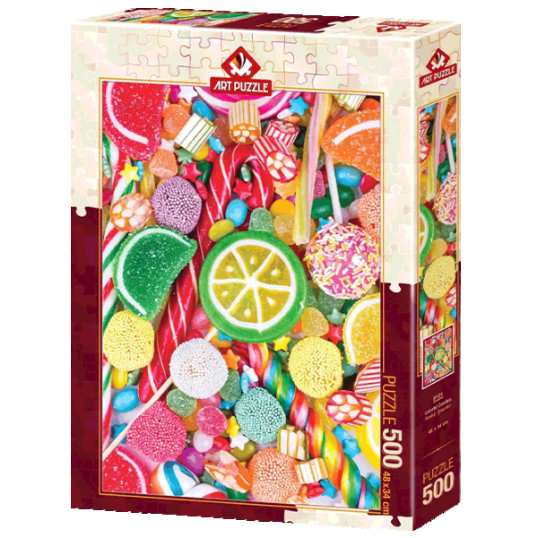 Puzzle Art Puzzle Colored Candies 8+/ Numărul de piese: 500 photo 1