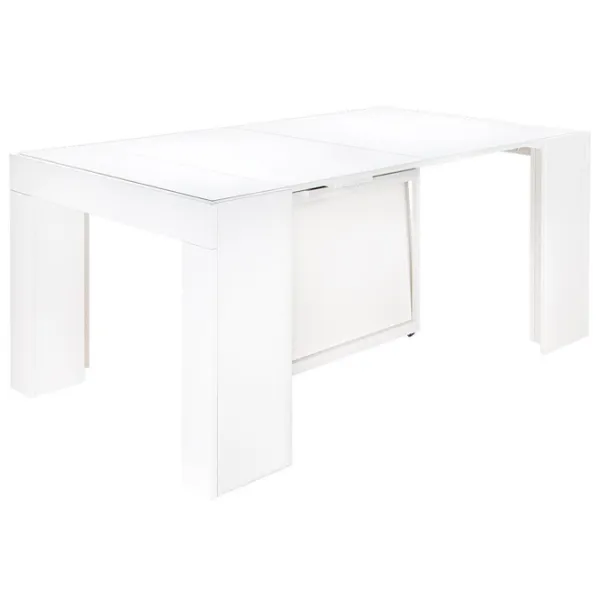 Masă de bucătărie extensibilă Flat ST 9 PAL/ White photo 3