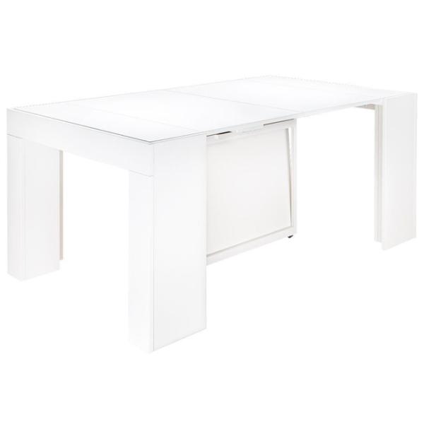 Masă de bucătărie extensibilă Flat ST 9 PAL/ White photo 3