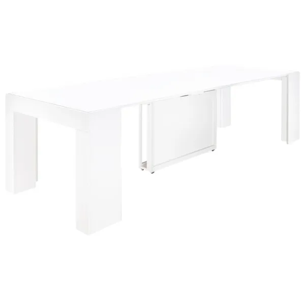 Masă de bucătărie extensibilă Flat ST 9 PAL/ White photo 4