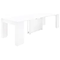 Кухонный стол раскладной Flat ST 9 ДСП/ Белый photo 4