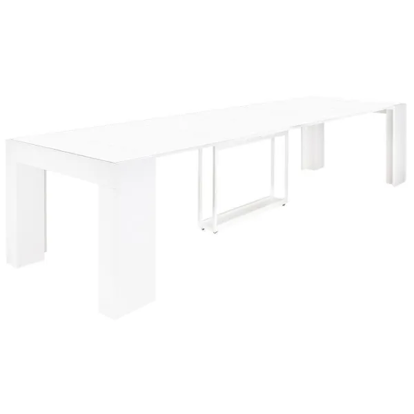 Masă de bucătărie extensibilă Flat ST 9 PAL/ White photo 6
