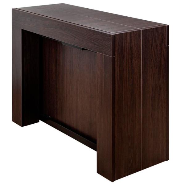 Masă de bucătărie extensibilă Flat H 1199 ST PAL/ Brown photo 1 Masă de bucătărie extensibilă Flat H 1199 ST PAL/ Brown photo 1