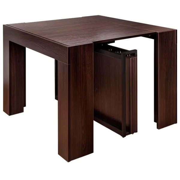 Masă de bucătărie extensibilă Flat H 1199 ST PAL/ Brown photo 2 Masă de bucătărie extensibilă Flat H 1199 ST PAL/ Brown photo 2