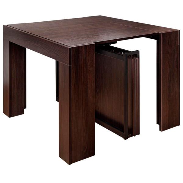 Masă de bucătărie extensibilă Flat H 1199 ST PAL/ Brown photo 2 Masă de bucătărie extensibilă Flat H 1199 ST PAL/ Brown photo 2