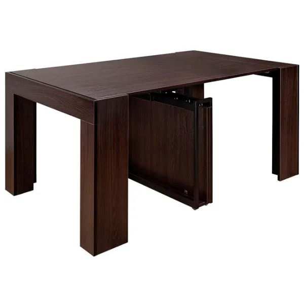 Masă de bucătărie extensibilă Flat H 1199 ST PAL/ Brown photo 3 Masă de bucătărie extensibilă Flat H 1199 ST PAL/ Brown photo 3