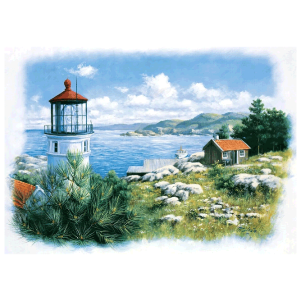 Puzzle Art Puzzle Lighthouse on the embankment 8+/ Количество деталей: 500 photo 1